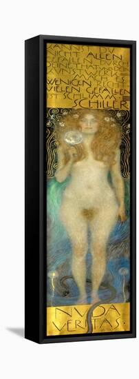 Nuda Veritas, 1899-Gustav Klimt-Framed Stretched Canvas