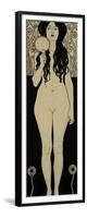 Nuda Veritas (Naked Truth), Inscribed Truth is Fire and to Speak Truth is Shining and Burning-Gustav Klimt-Framed Giclee Print