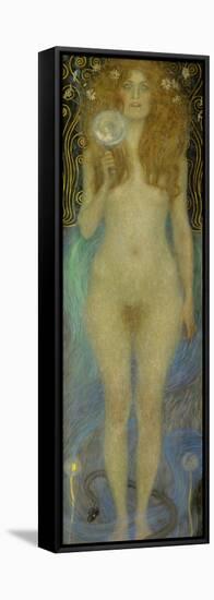 Nuda Veritas, Nude Veritas, 1899-Gustav Klimt-Framed Stretched Canvas