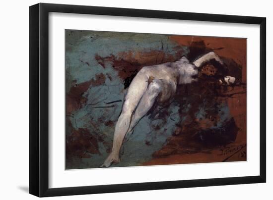 Nude, 1895-Ignacio Pinazo camarlench-Framed Giclee Print