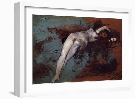 Nude, 1895-Ignacio Pinazo camarlench-Framed Giclee Print