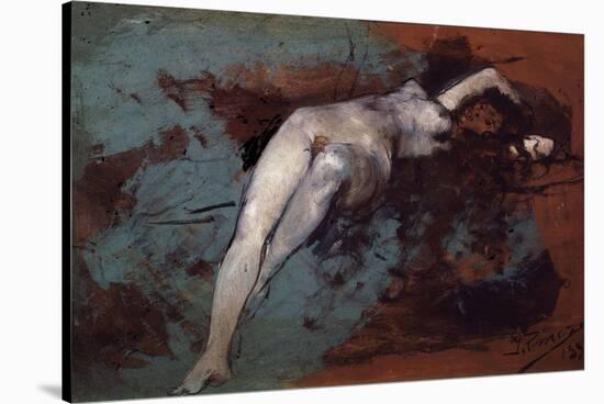 Nude, 1895-Ignacio Pinazo camarlench-Stretched Canvas