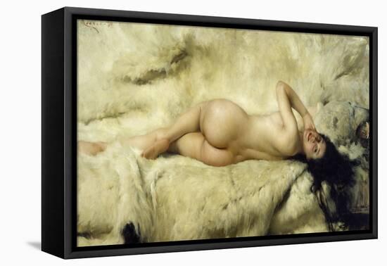 Nude, 1897-Giacomo Grosso-Framed Stretched Canvas