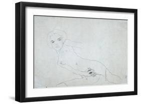 Nude, 1911-Egon Schiele-Framed Giclee Print