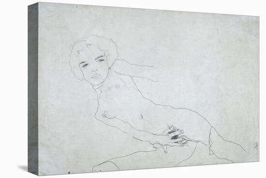 Nude, 1911-Egon Schiele-Stretched Canvas