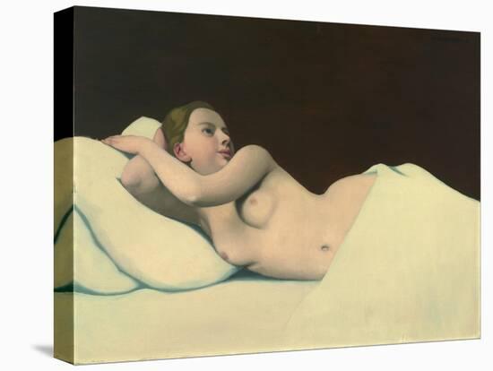 Nude, 1911-Felix Edouard Vallotton-Stretched Canvas
