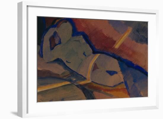 Nude, 1920-Nikolai Pavlovich Ulyanov-Framed Giclee Print