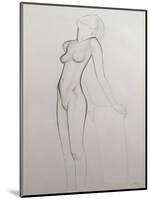 Nude, 1927-Eric Gill-Mounted Giclee Print
