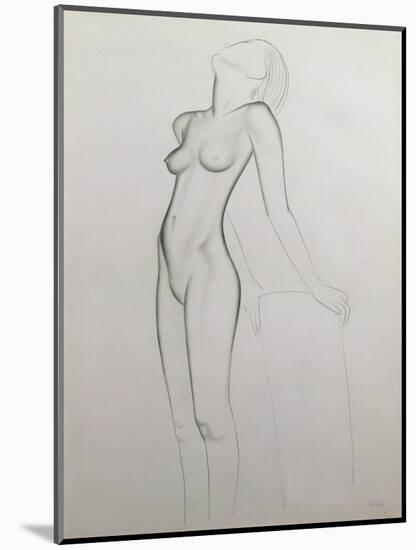 Nude, 1927-Eric Gill-Mounted Giclee Print