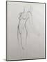 Nude, 1927-Eric Gill-Mounted Giclee Print