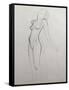 Nude, 1927-Eric Gill-Framed Stretched Canvas