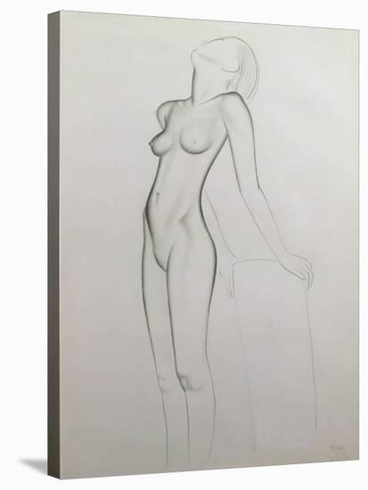 Nude, 1927-Eric Gill-Stretched Canvas