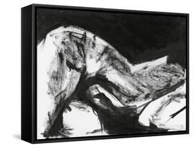 Nude 1-Nicky Kumar-Framed Stretched Canvas