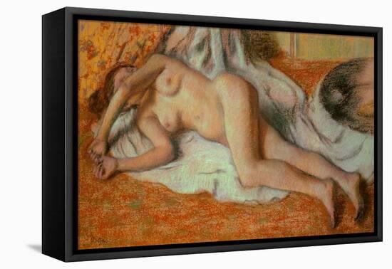 Nude, after the Bath-Edgar Degas-Framed Stretched Canvas