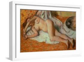 Nude, after the Bath-Edgar Degas-Framed Giclee Print