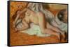 Nude, after the Bath-Edgar Degas-Framed Stretched Canvas