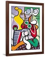 Nude and Still Life, c.1931-Pablo Picasso-Framed Art Print