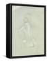 Nude Back View on Grey-Lincoln Seligman-Framed Stretched Canvas