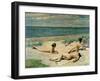 Nude Bathers on the Beach-Paul Fischer-Framed Giclee Print