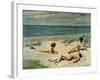 Nude Bathers on the Beach-Paul Fischer-Framed Giclee Print