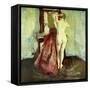 Nude before Mirror-Charles Webster Hawthorne-Framed Stretched Canvas