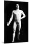 Nude Bodybuilder-null-Mounted Art Print
