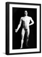 Nude Bodybuilder-null-Framed Art Print