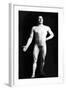 Nude Bodybuilder-null-Framed Art Print