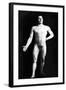 Nude Bodybuilder-null-Framed Art Print