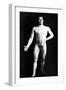 Nude Bodybuilder-null-Framed Art Print