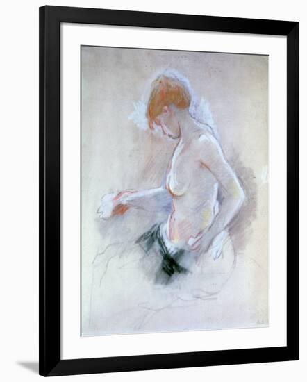 Nude, C1861-1895-Berthe Morisot-Framed Giclee Print