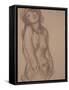 Nude (Crayon on Paper)-Edmond-francois Aman-jean-Framed Stretched Canvas