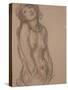 Nude (Crayon on Paper)-Edmond-francois Aman-jean-Stretched Canvas