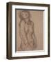 Nude (Crayon on Paper)-Edmond-francois Aman-jean-Framed Giclee Print