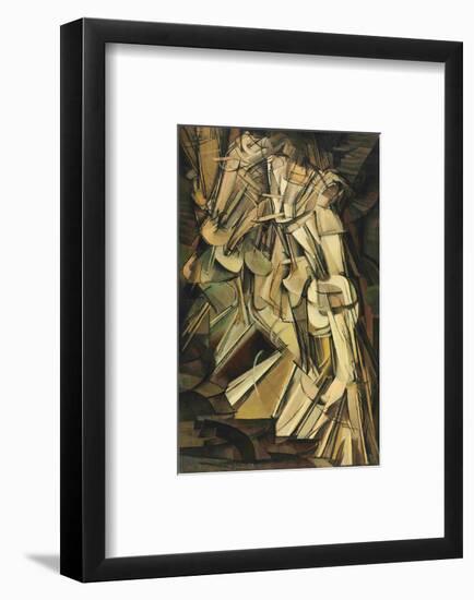 Nude Descending Stair-Marcel Duchamps-Framed Art Print