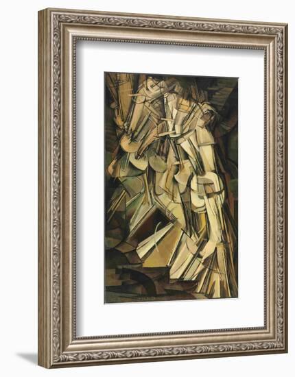 Nude Descending Stair-Marcel Duchamps-Framed Art Print