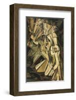 Nude Descending Stair-Marcel Duchamps-Framed Art Print