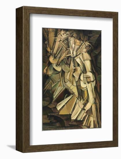 Nude Descending Stair-Marcel Duchamps-Framed Art Print