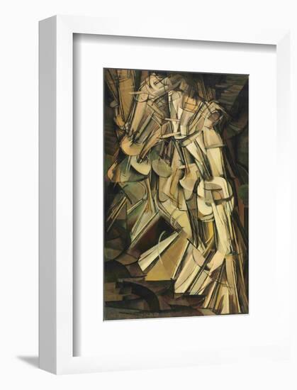 Nude Descending Stair-Marcel Duchamps-Framed Art Print