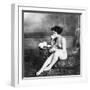 Nude Drinking Tea, 19Th Ct-null-Framed Photographic Print