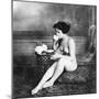 Nude Drinking Tea, 19Th Ct-null-Mounted Photographic Print