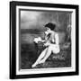 Nude Drinking Tea, 19Th Ct-null-Framed Photographic Print