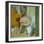 Nude, Drying Her Feet after the Bath-Edgar Degas-Framed Giclee Print