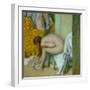 Nude, Drying Her Feet after the Bath-Edgar Degas-Framed Giclee Print