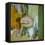 Nude, Drying Her Feet after the Bath-Edgar Degas-Framed Stretched Canvas