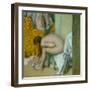 Nude, Drying Her Feet after the Bath-Edgar Degas-Framed Premium Giclee Print