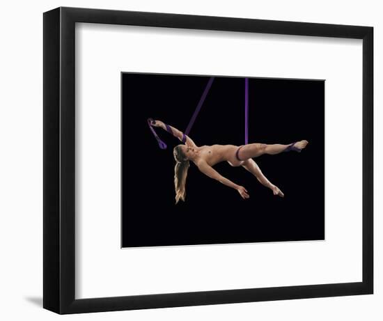 Nude female acrobat-Panoramic Images-Framed Photographic Print