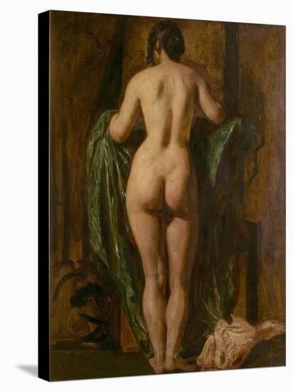 Nude Female Figure-William Etty-Stretched Canvas