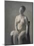 Nude Female Model, 1889-Vilhelm Hammershoi-Mounted Giclee Print