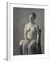 Nude Female Model, 1889-Vilhelm Hammershoi-Framed Giclee Print